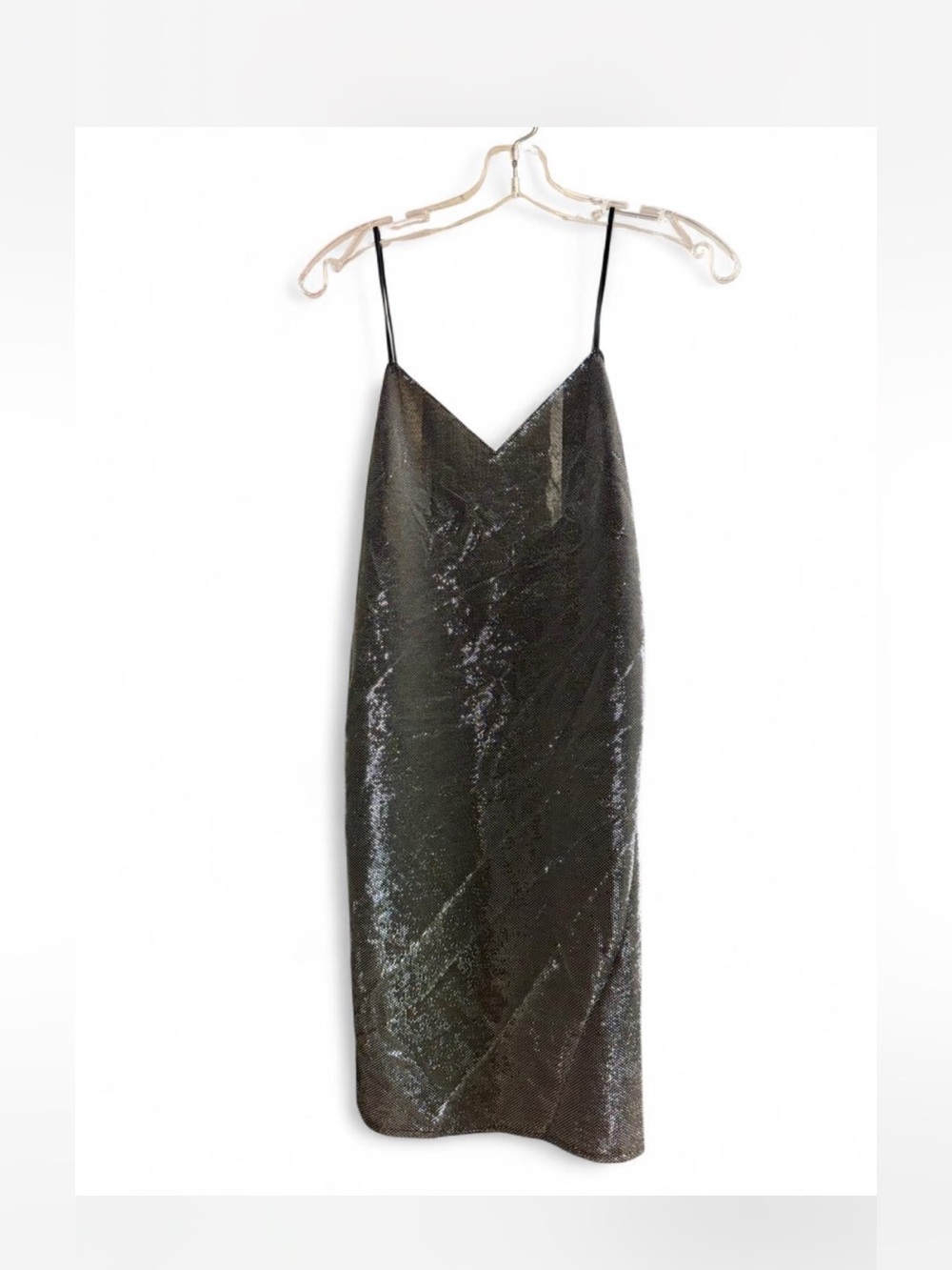Zara Black Sparkle Dress Size S